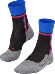 FALKE RU4 The T Heren Hardloopsokken - Zwart - Maat 39-41