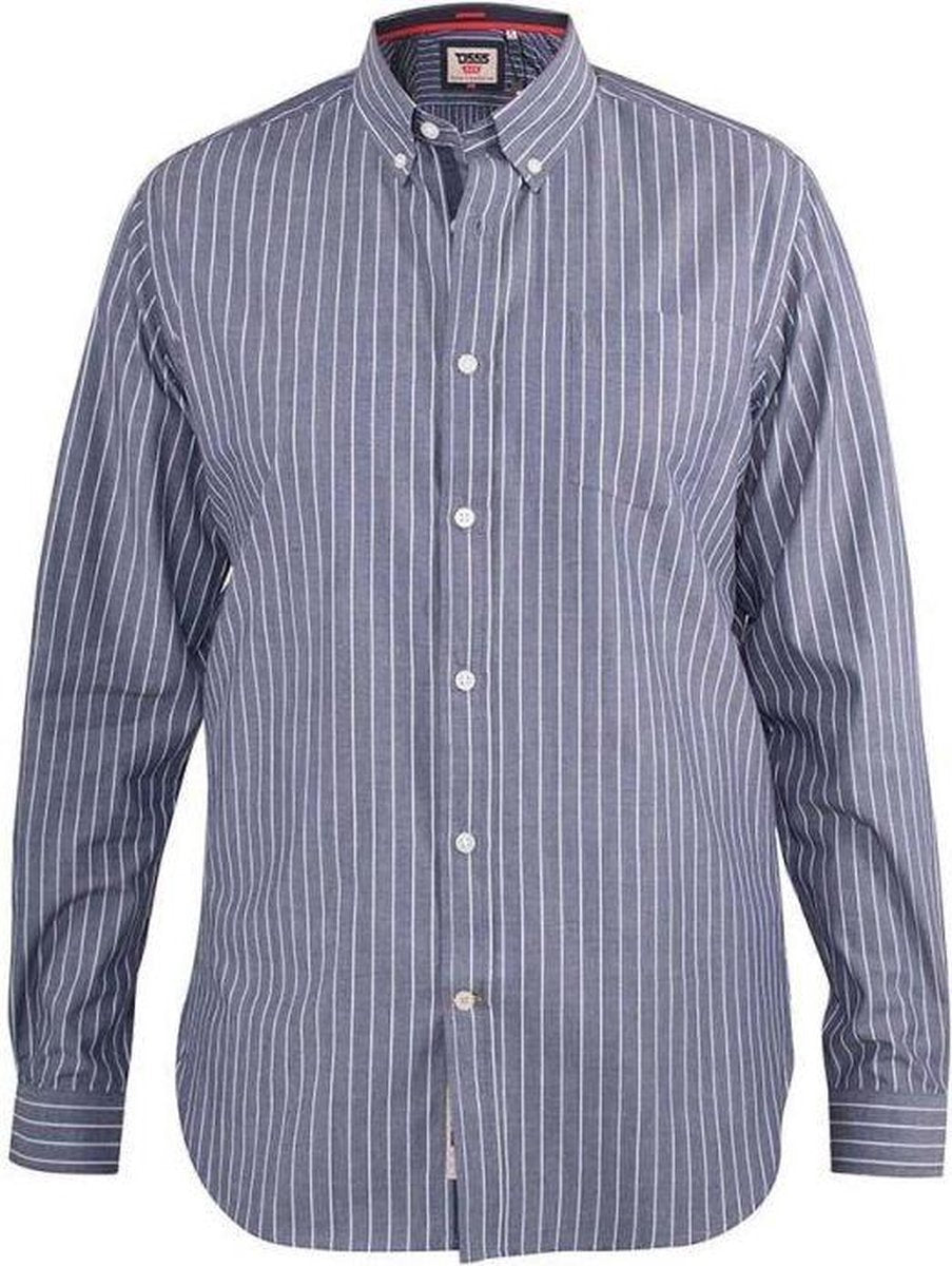 Duke 555 Frankston Casual overhemd Grijs Maat 2XL Kingsize