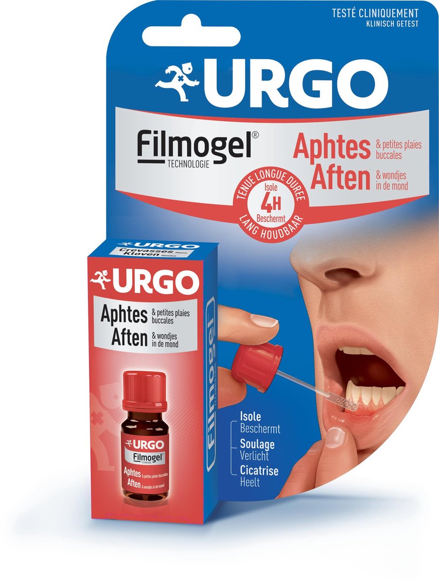 URGO aften en letsels in de mond
