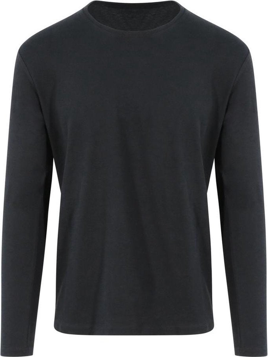 AWDis Ecologie Volwassenen Unisex Erawan Organische Lange Mouwen Tee (Jet Zwart)