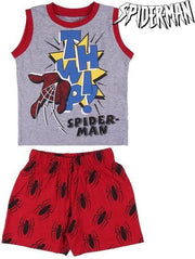 Spiderman pyjama set rood grijs in de maat 3 jaar