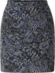 YEST Cara Rok - Dark Blue Multi-col - maat 44