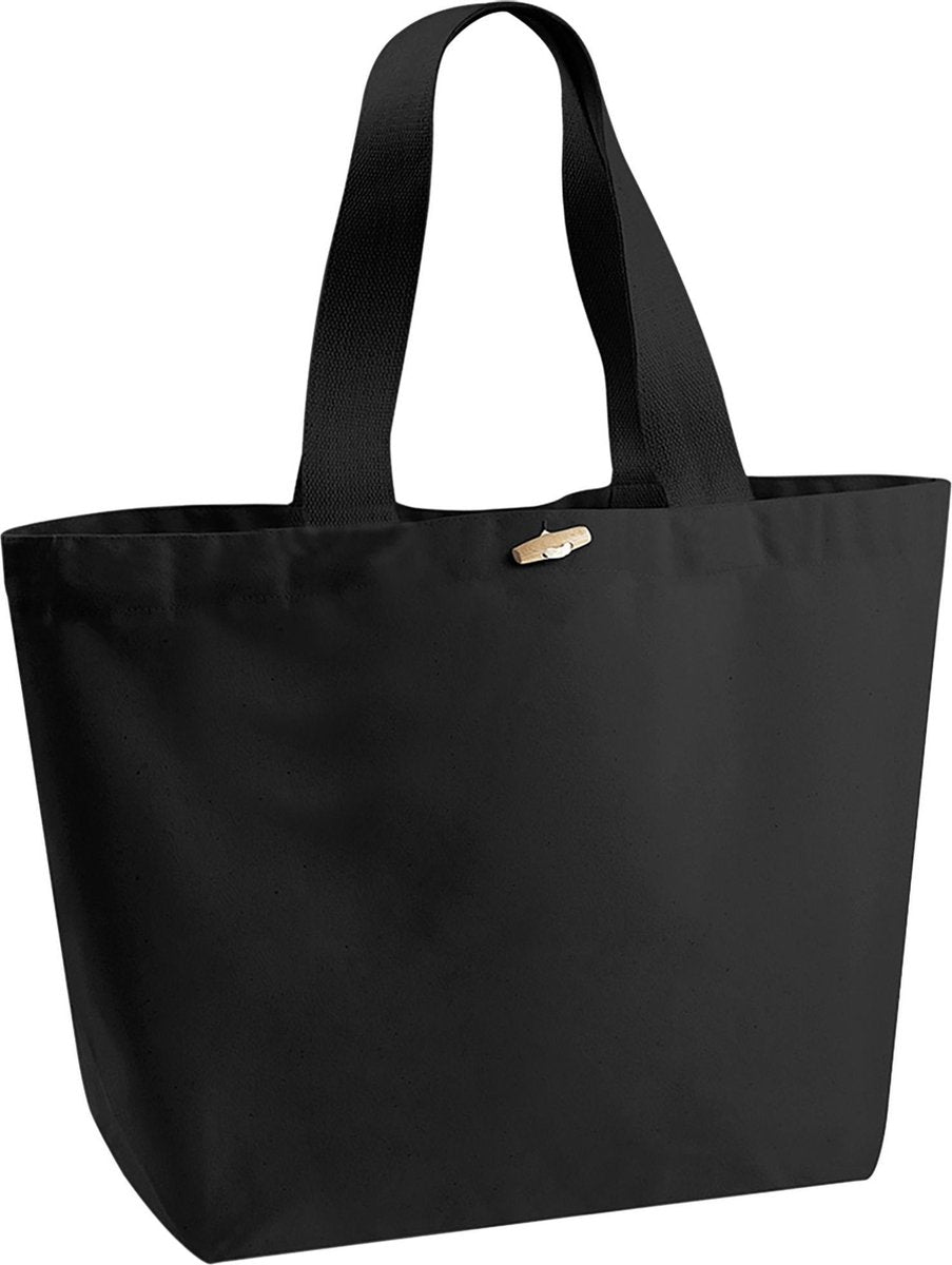 Westford Mill Biologische Marina XL Tote Bag (Zwart)