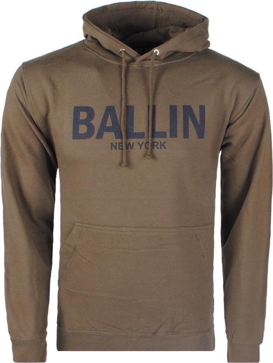 Ballin - Heren Trui - Hoodie - Sweat - Kaki