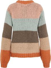 Pcsiri Ls O-neck Knit 17107151 Sunburn/misty Rose