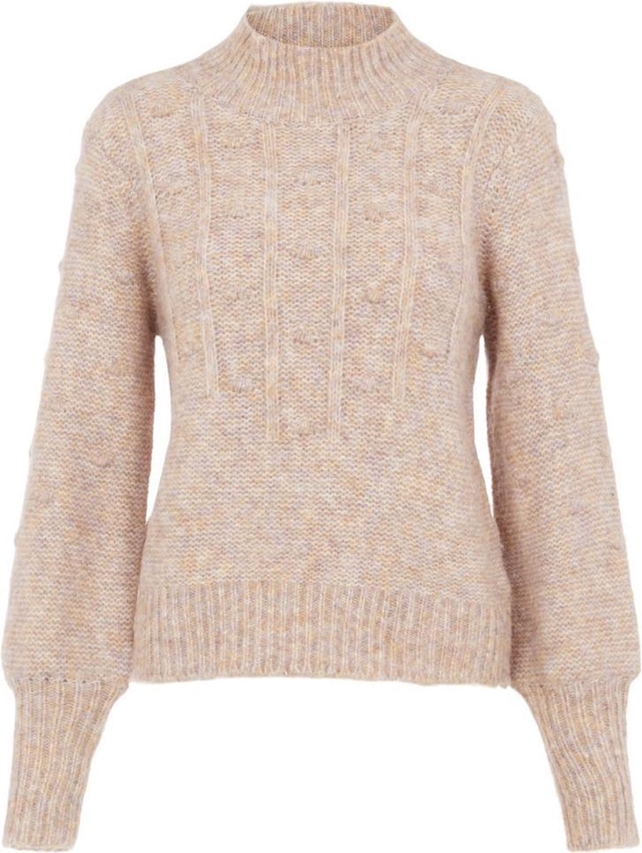 OBJECT Dames objvita fox l/s knit pullover - Maat M
