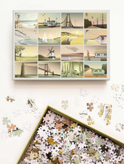 Vissevasse puzzel 1000 stukjes volwassenen - Moments - 63 x 45 cm