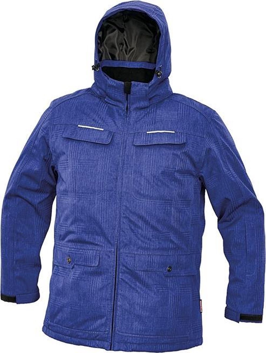 Heren winterjas Olza korenblauw XL