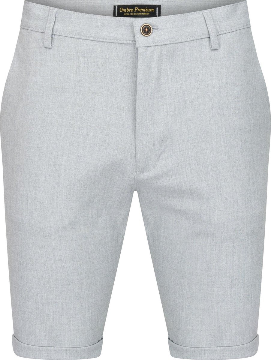 Chino - short - heren - Grijs