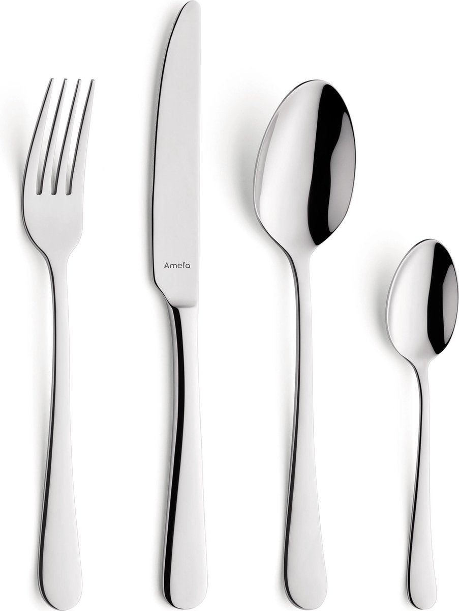 Amefa Austin Bestekset - 24 delig - 6 persoons - Zilver