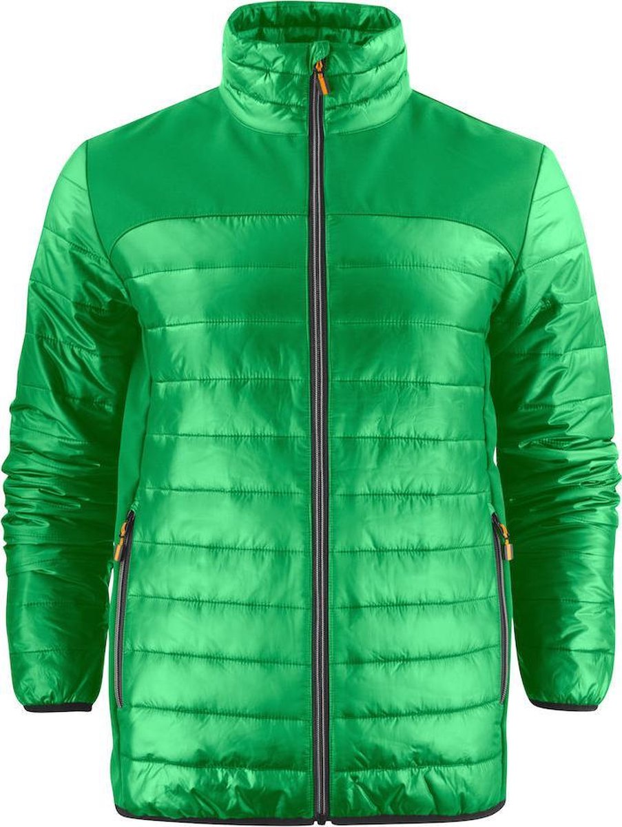 Printer Quilted Jas Expedition Man 2261057 Frisgroen - Maat M