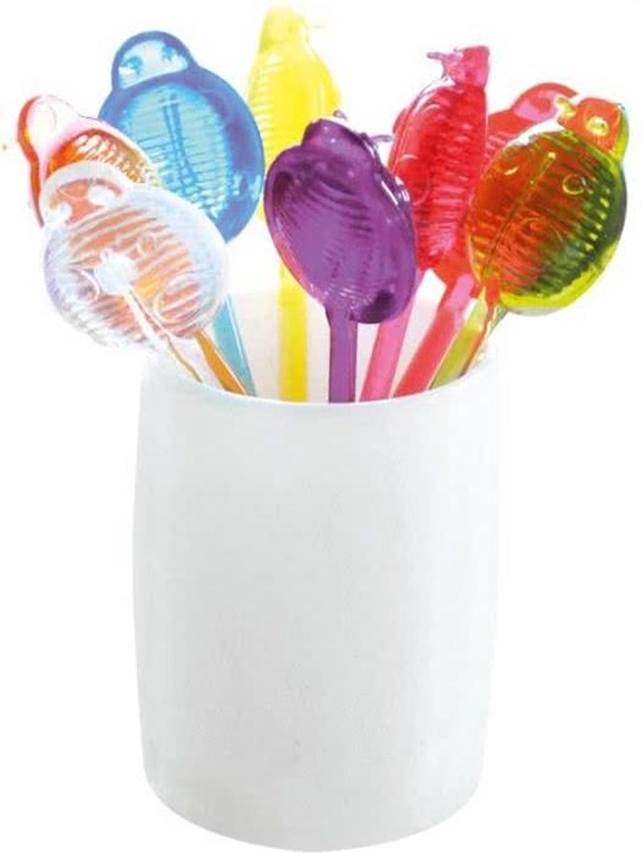 Zak!Designs Party - Prikkertjes Herbruikbaar - Ladybird - Set van 8 Stuks - Assorti