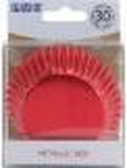 PME - Cupcakevormpjes - Metallic Rood - pk/30