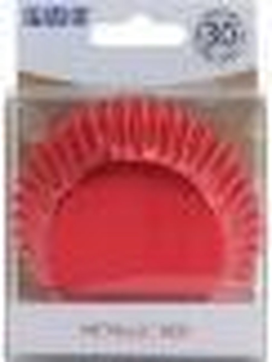 PME - Cupcakevormpjes - Metallic Rood - pk/30