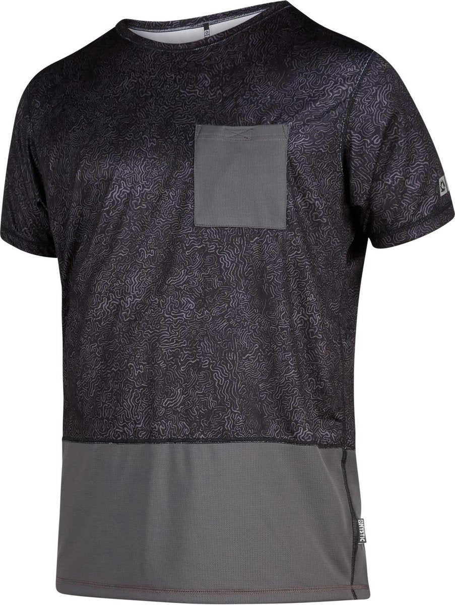 Mystic Heren Lycra Shred S/S Quickdry Phantom Grey M