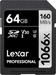 Lexar SDXC Professional UHS-I 1066x 64GB