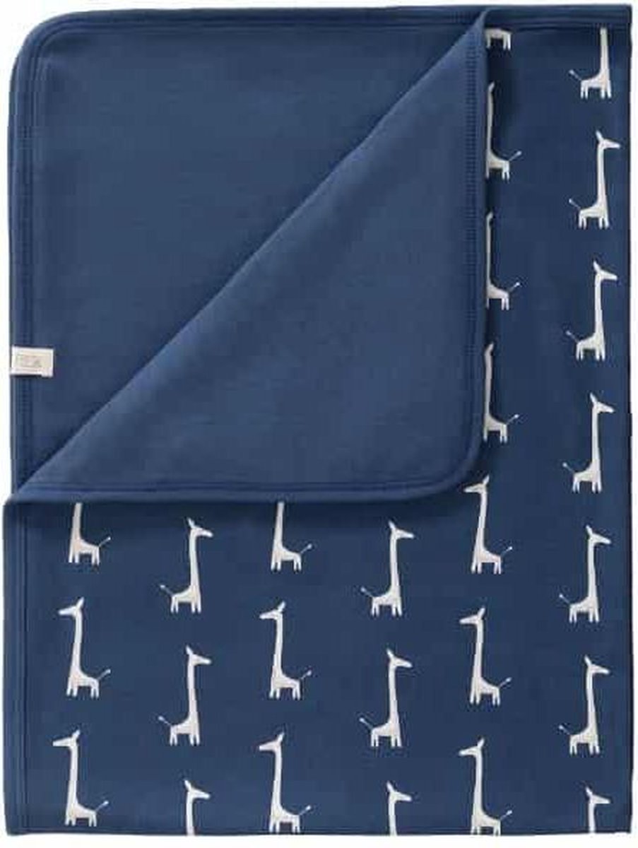 Fresk babydeken Giraf indigo blue