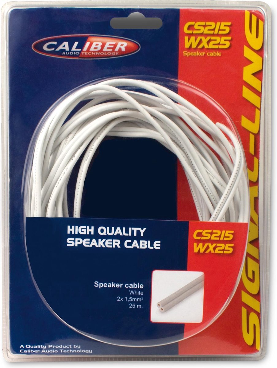 Caliber CS215WX25 - Luidsprekerkabel - 2x1