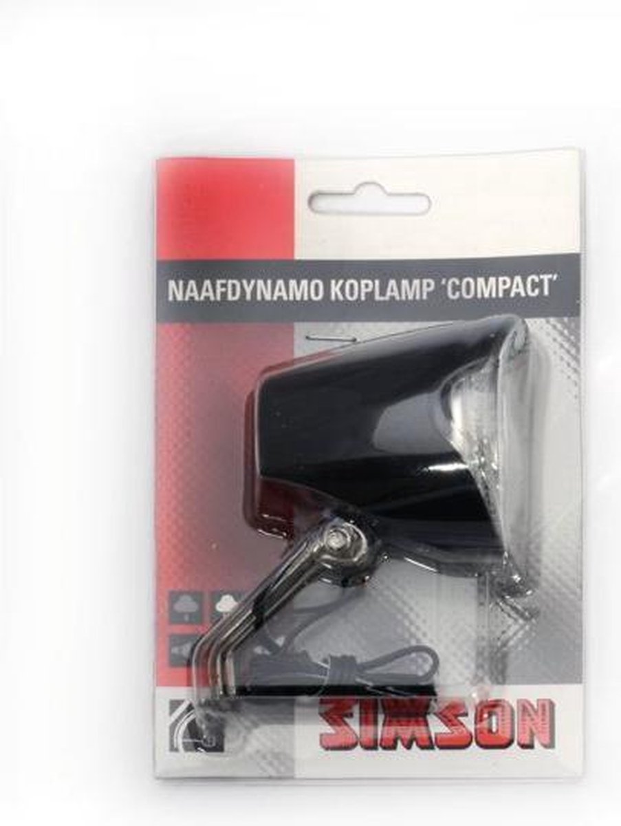 Koplamp led simson naafdynamo compact 20 lux 020775