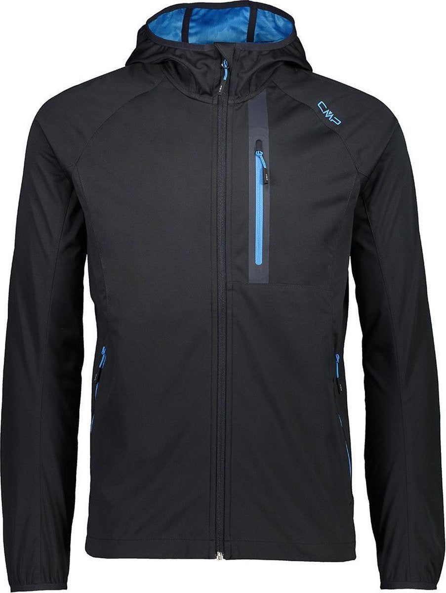 Cmp Outdoorjas Softshell Heren Polyester Zwart Maat S