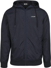 LXURY Regenjas/Windjas Donker Blauw Maat L - Jas - Sportjas - Trainingskleding - Hardloopjas - Sportkleding - Heren - Dames - Unisex