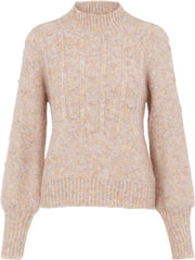 OBJECT Dames objvita fox l/s knit pullover - Maat L