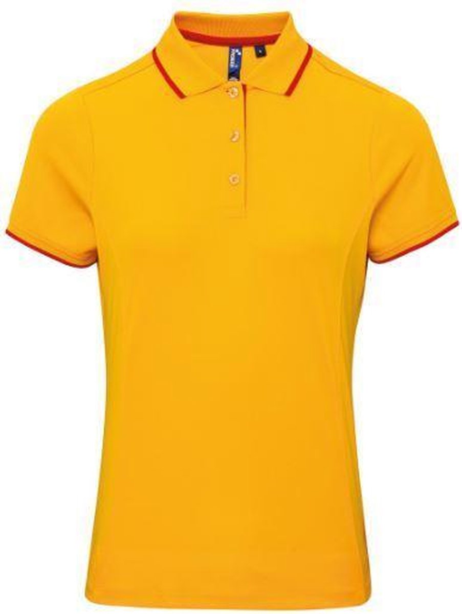 2 x Women's contrast Coolchecker® polo