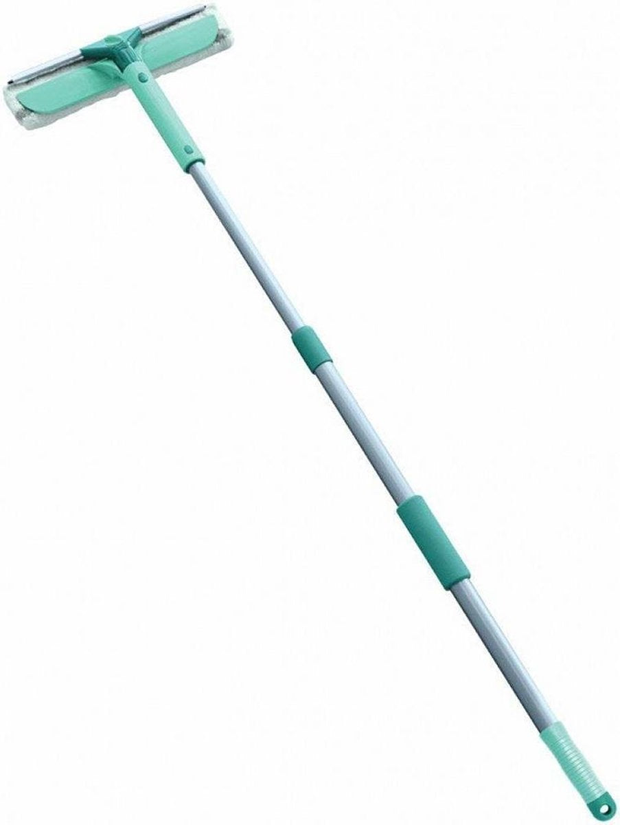 Leifheit 55238 Classic Raamwisser met Telescoopsteel en Doek 30x90-135 cm