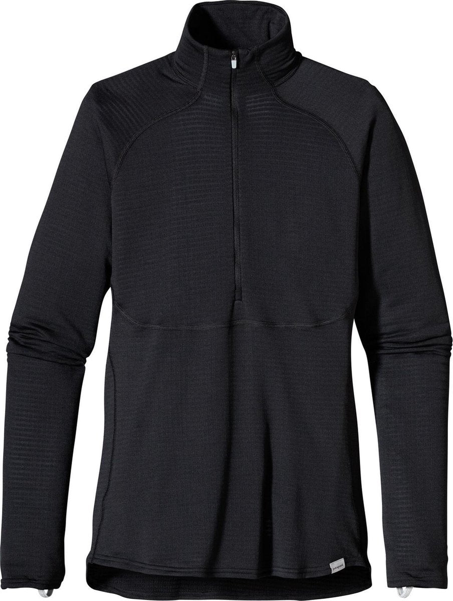 Patagonia W's Capilene 4 EW half-zip - dames - thermoshirt - zwart - maat S