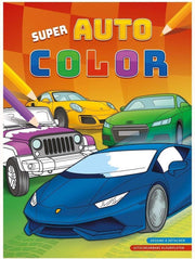 Super Auto Kleurboek