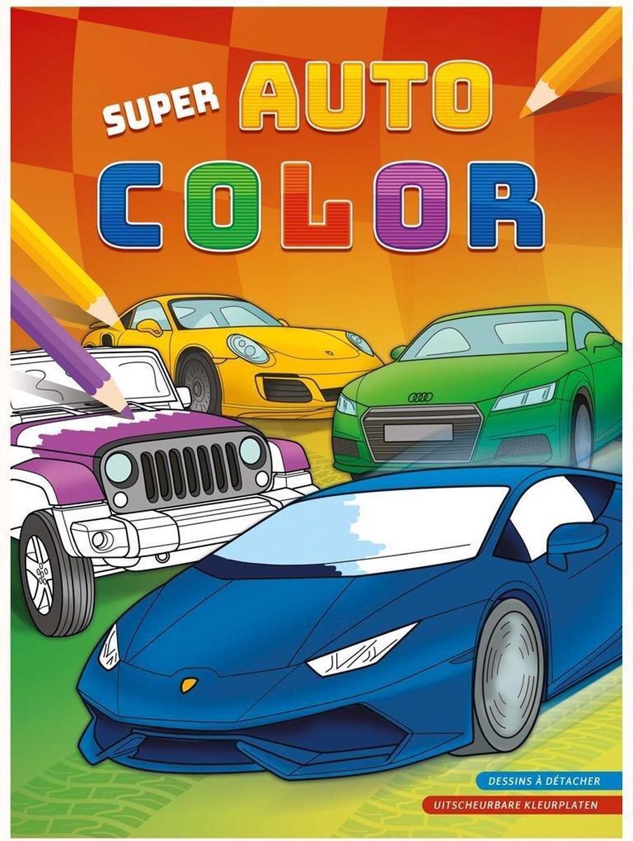 Super Auto Kleurboek