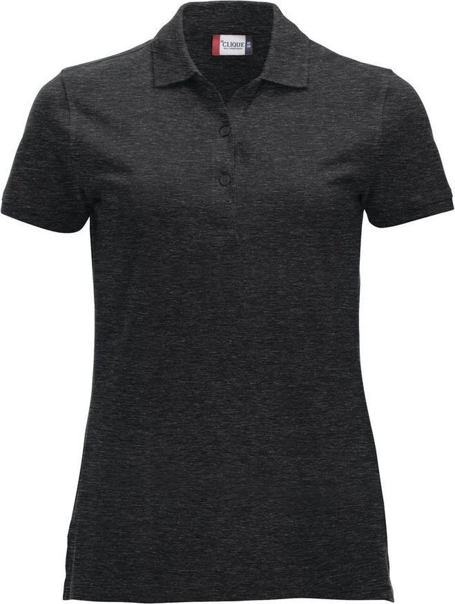 Clique New Classic Marion S/S Antraciet Melange maat XXL