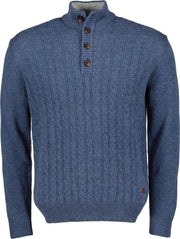 Jac Hensen Polo - Modern Fit - Blauw - 5XL Grote Maten