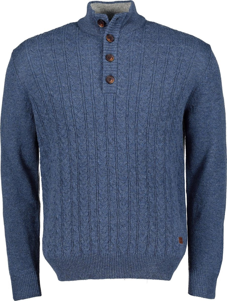 Jac Hensen Polo - Modern Fit - Blauw - 5XL Grote Maten