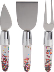 dci FLOATING CONFETTI CHEESE KNIVE