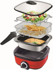 TRIOMPH ETF1672 Elektrische multicooker - rood