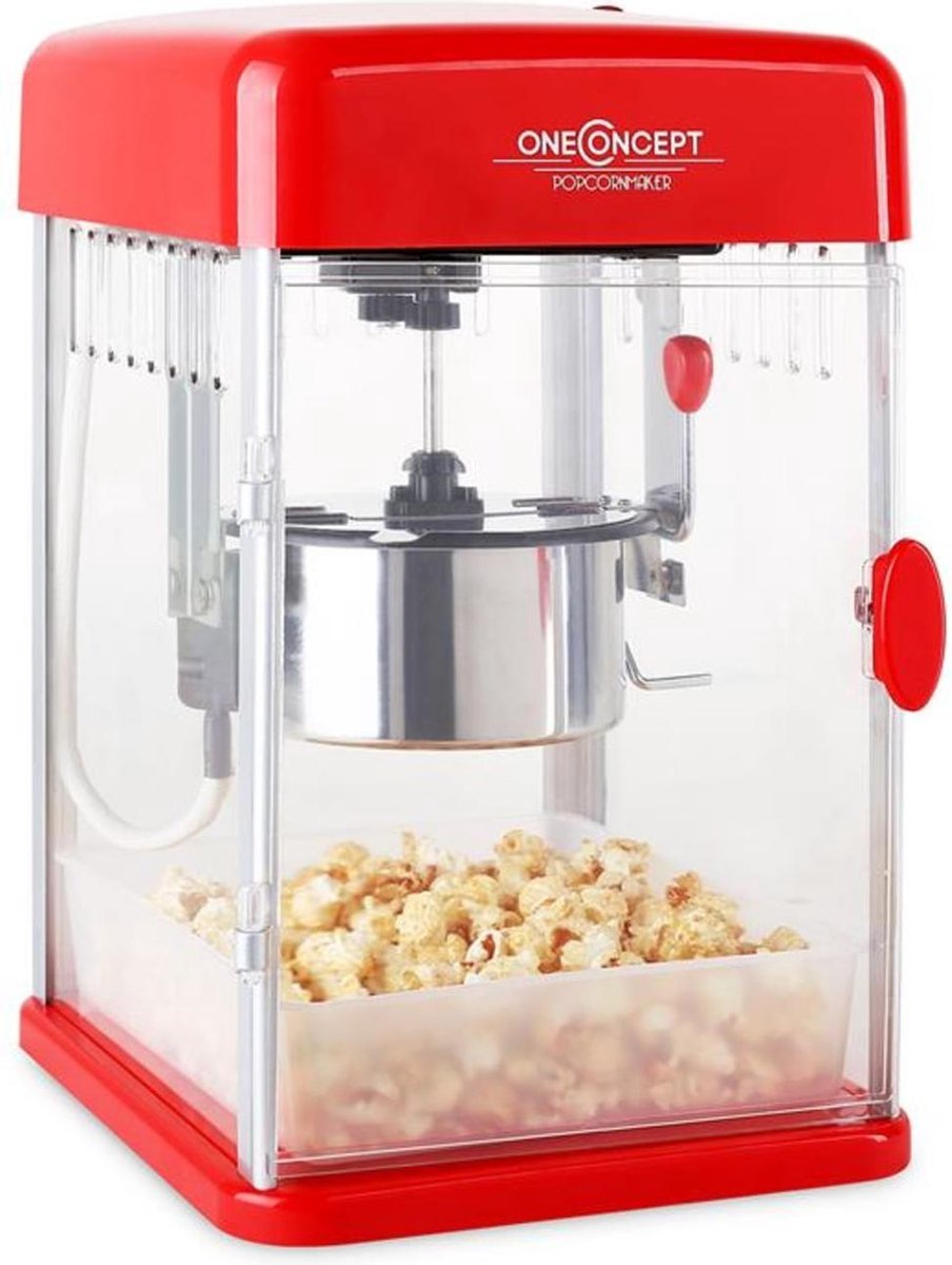 oneConcept Rockkorn Popcornmaker 350 W -  Hetelucht Popcorn machine 23