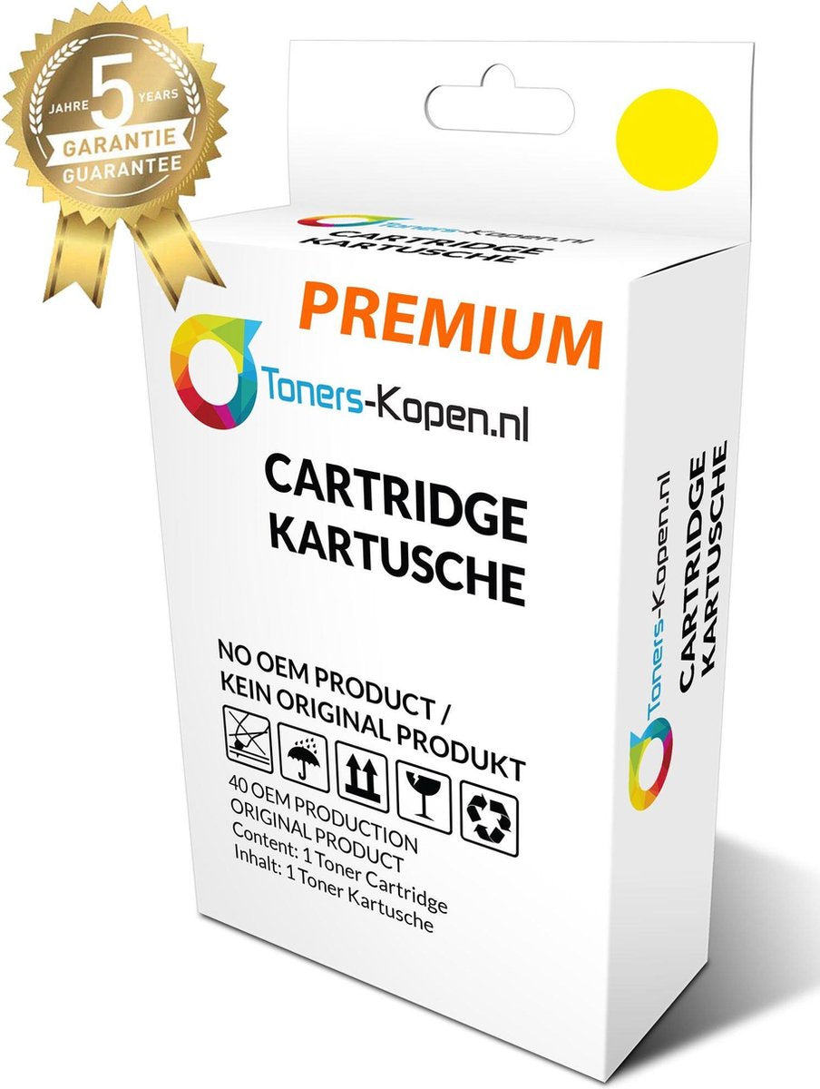 Premium cartridge voor Brother LC 980 LC 985 LC 1100 geel