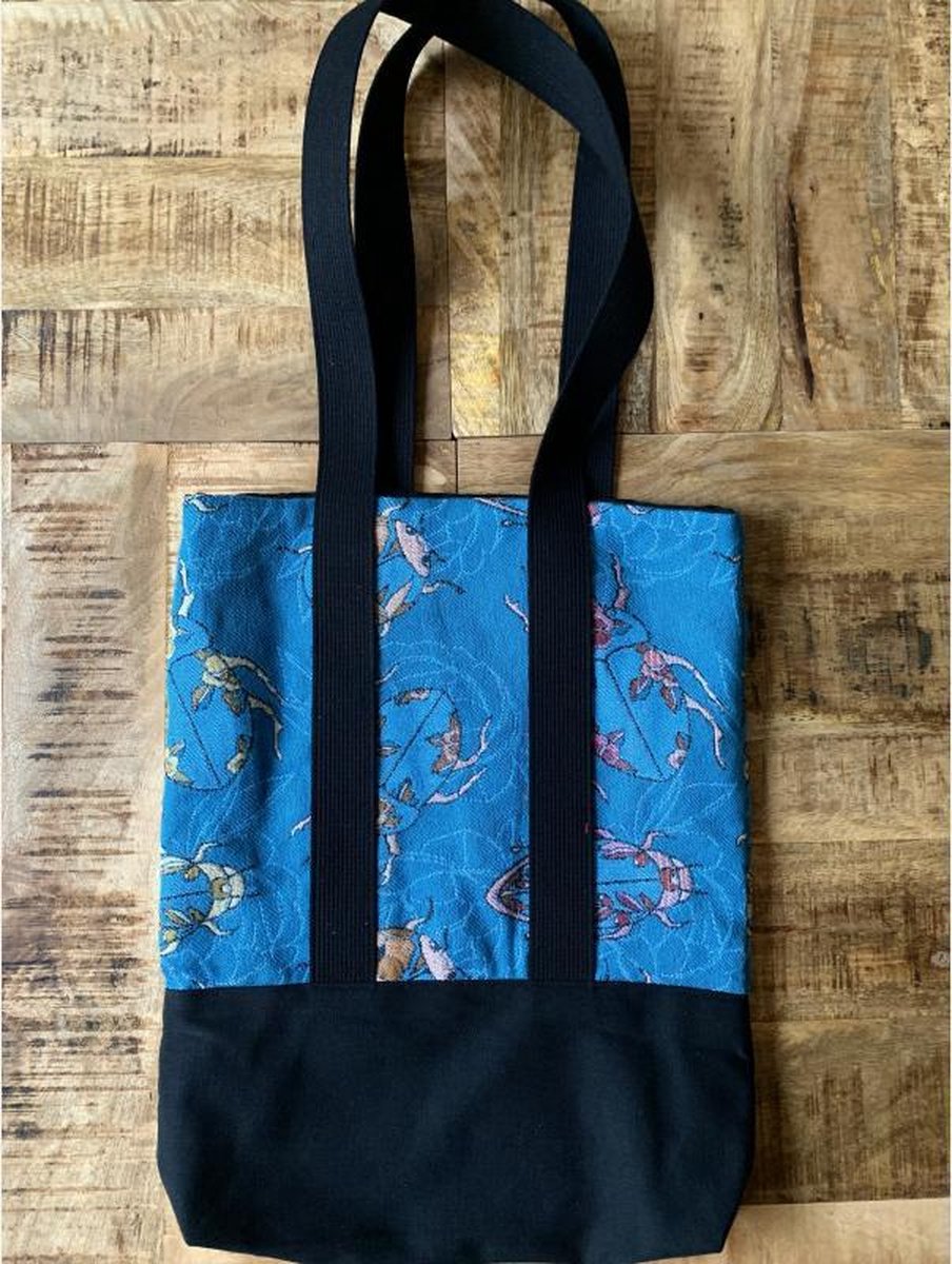 Yaro Tote Bag - Bugs Spongy Blue Honey Rainbow Seacell