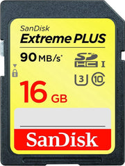 SanDisk SDHC Extreme Plus 16GB 90MB/s CL 10