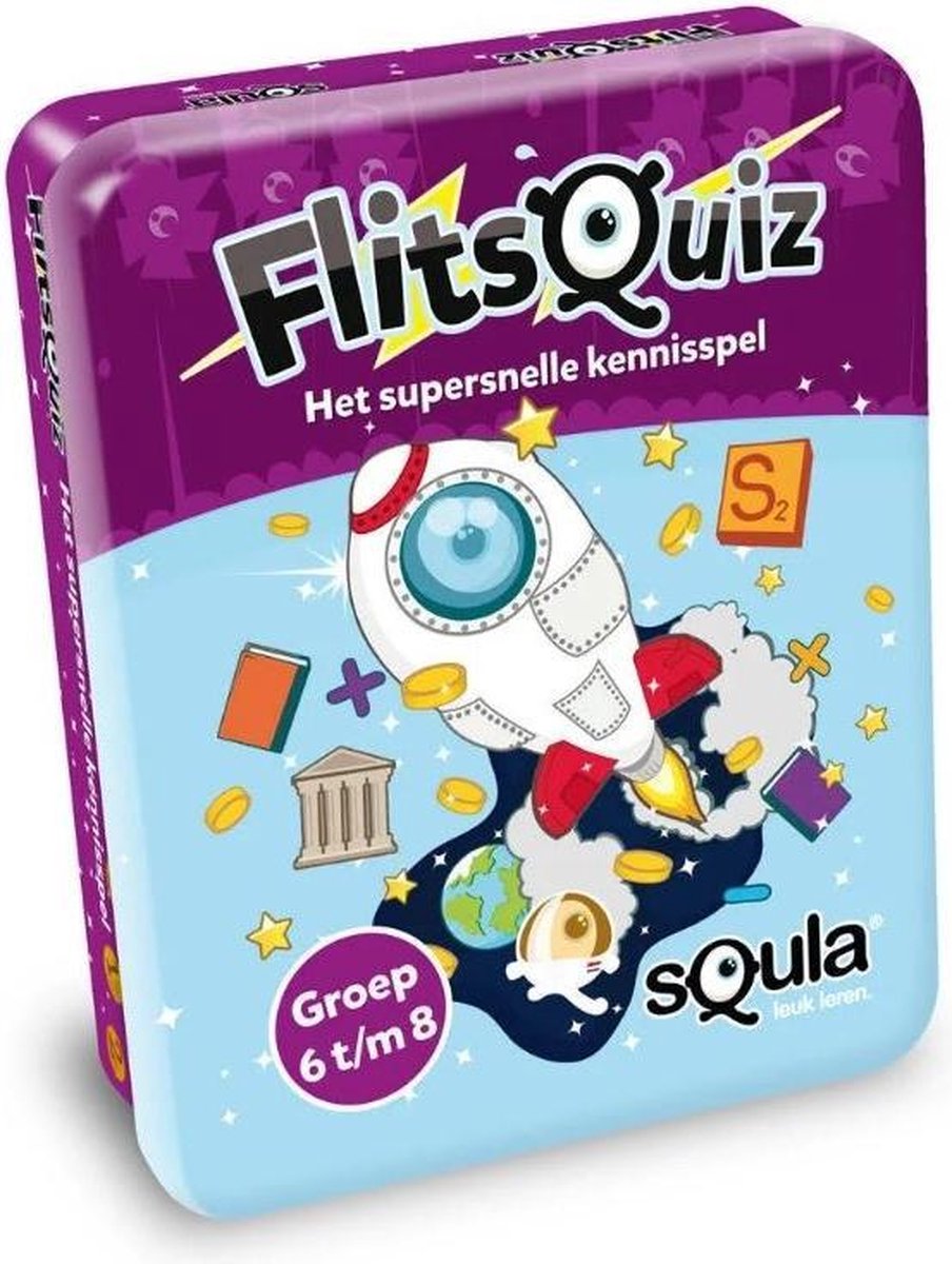 Squla flitsquiz 6 7 8 - Kaartspel