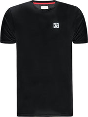 Re-Born Mesh Korte Mouw T-shirt Heren - Zwart - Maat M