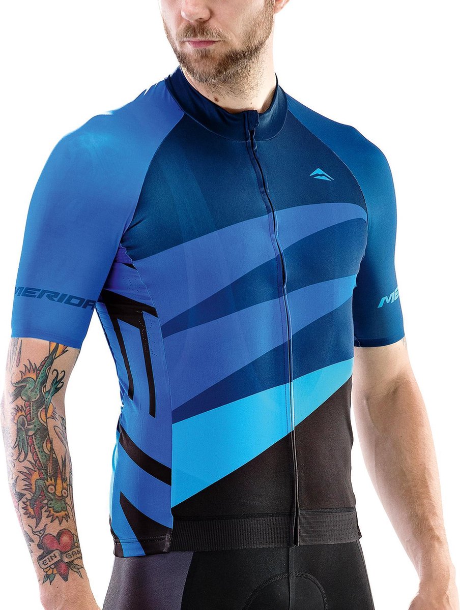 Merida Fietsshirt CX Design Blauw maat M