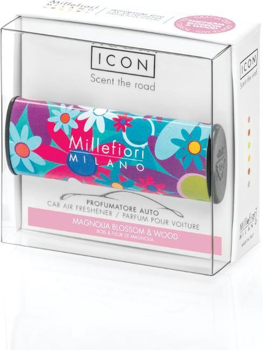 Millefiori Milano Icon car 49 Magnolia Blossom en Wood - Cuori E Fiori