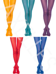Matte panty felle kleuren 60-denier