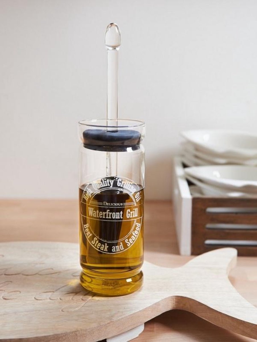 Rivièra Maison 257080 olie- en azijnstel Fles Glas