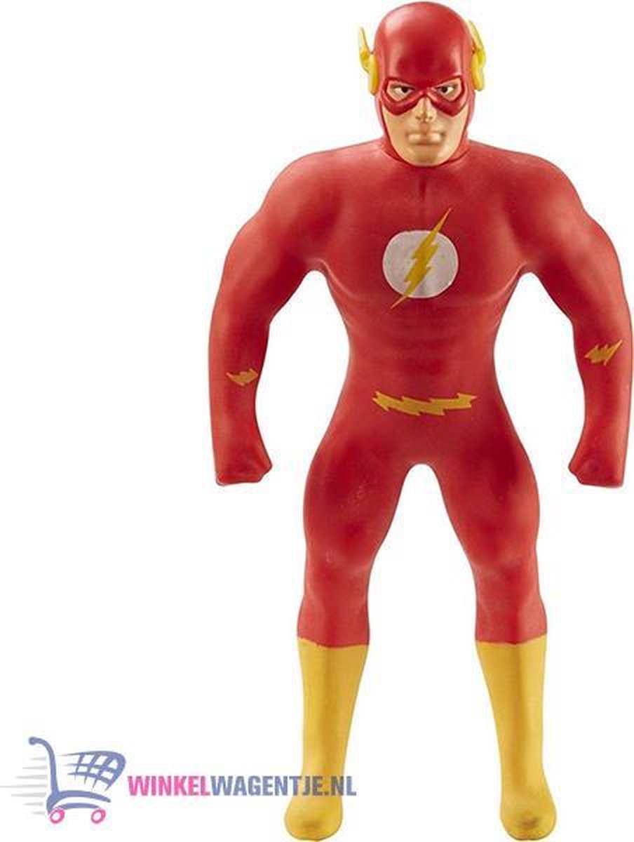 Justice League Mini Flash Stretch Speelfiguur | Speelgoed Speelpop The Flash voor kinderen | Squishy Stretch Twist