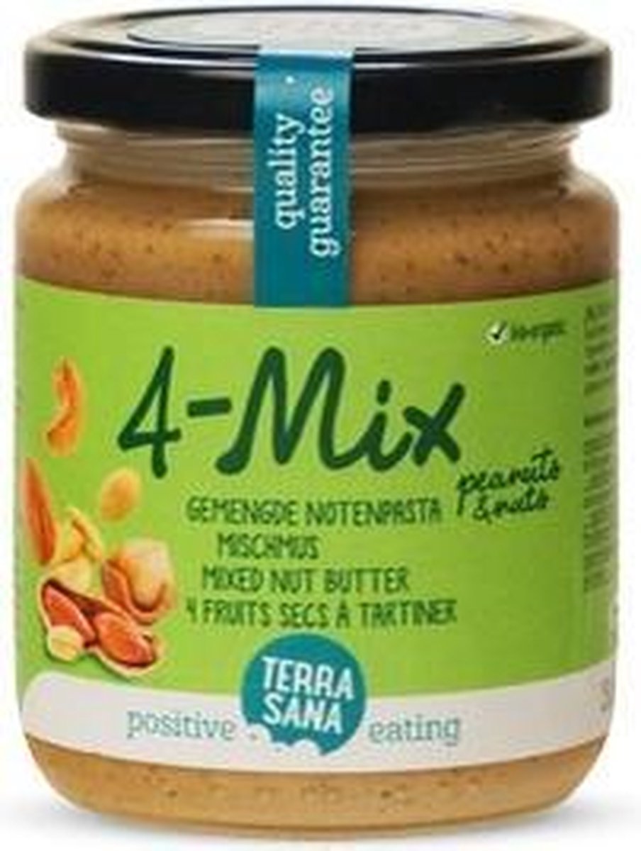 Terrasana Gemengde notenpasta (met pinda's)