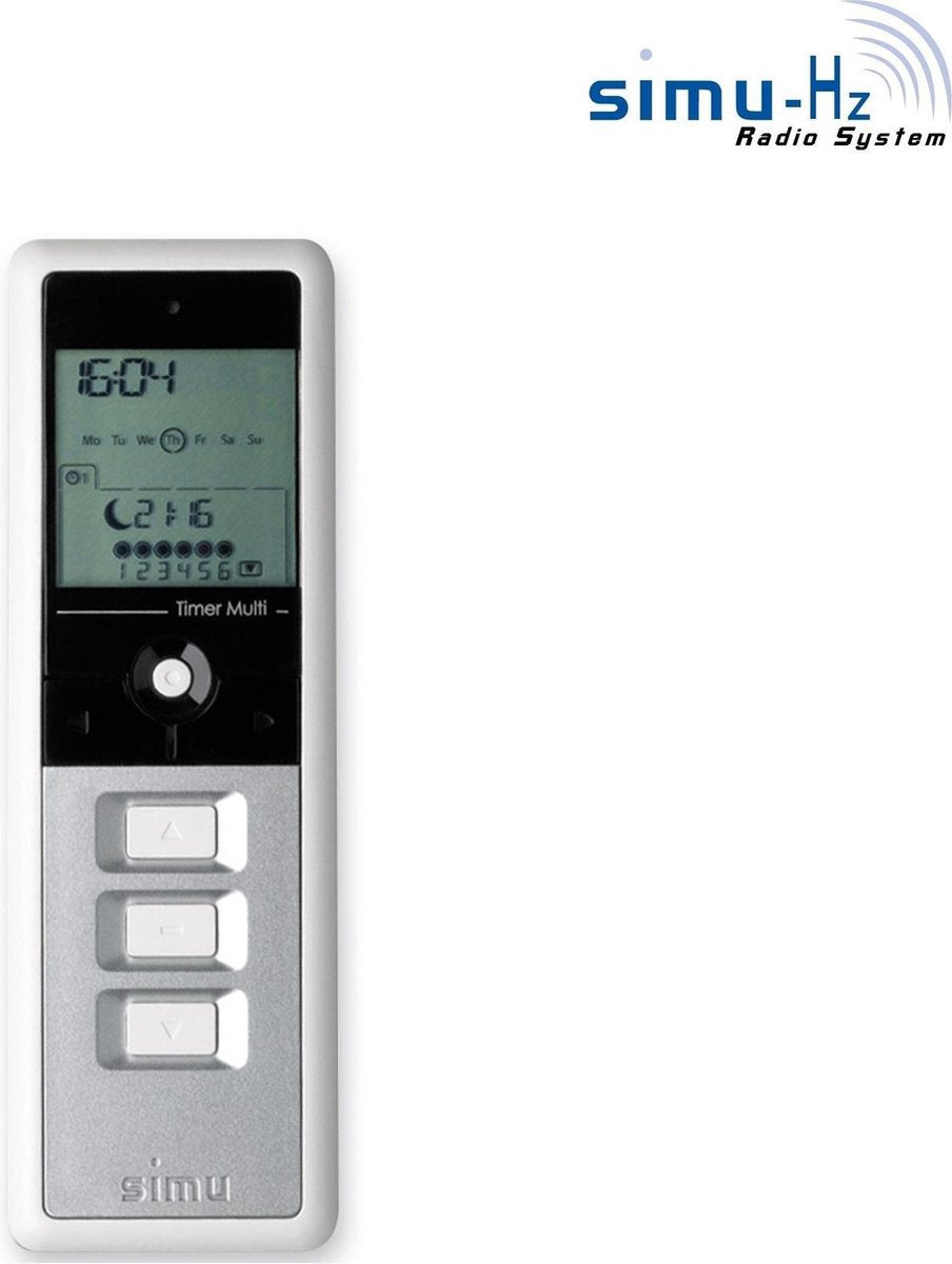 Simu Handzender 6-kanaals Multi Timer