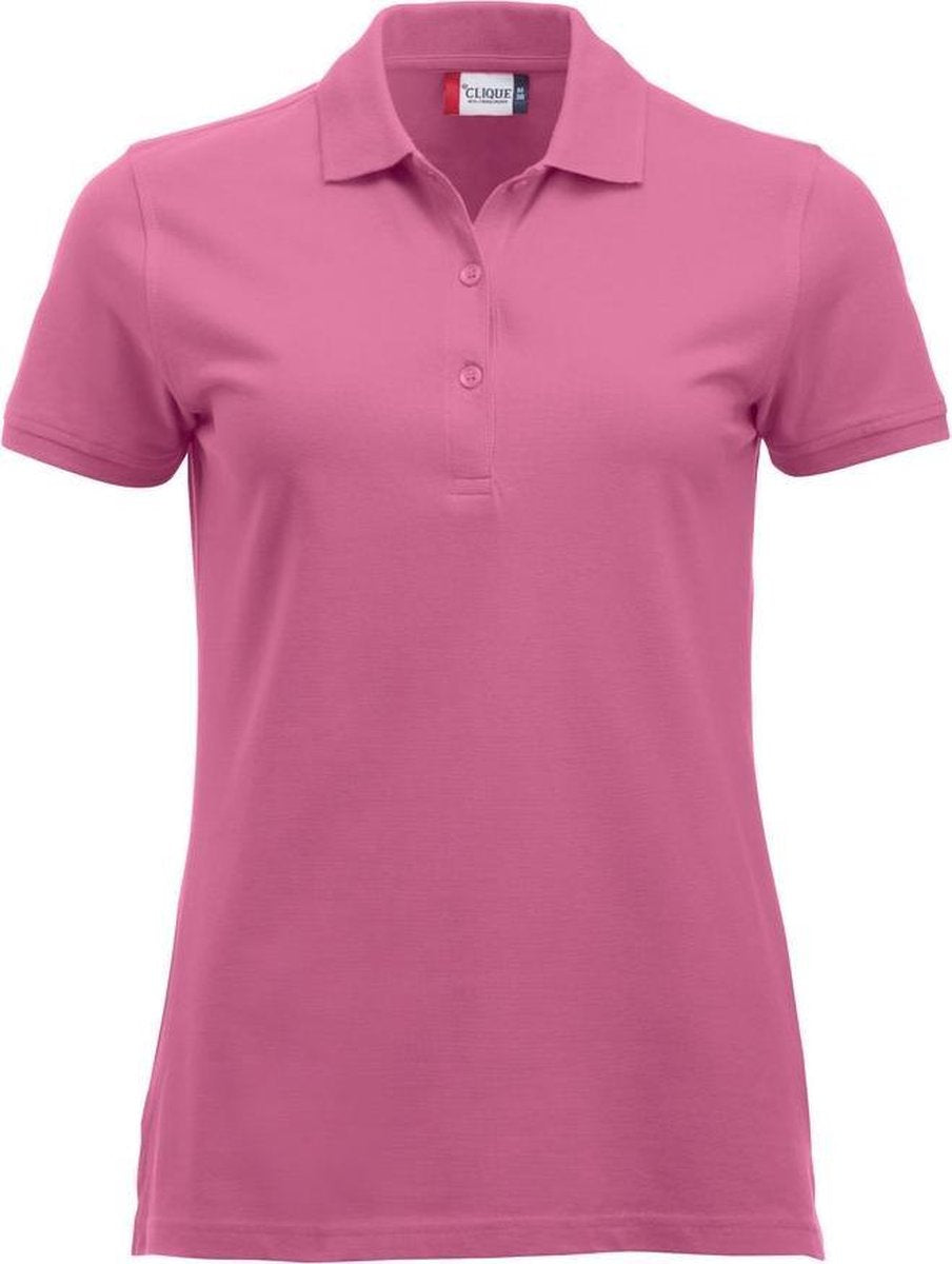 Clique New Classic Marion S/S Helder Roze maat XXL